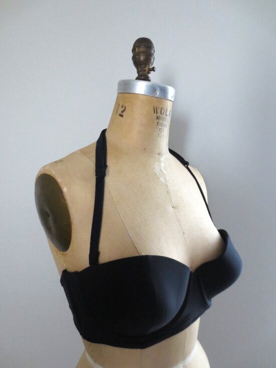 Old Navy 4-Way Convertible Strap Black Bikini Top - NWOT - Picture 8 of 14